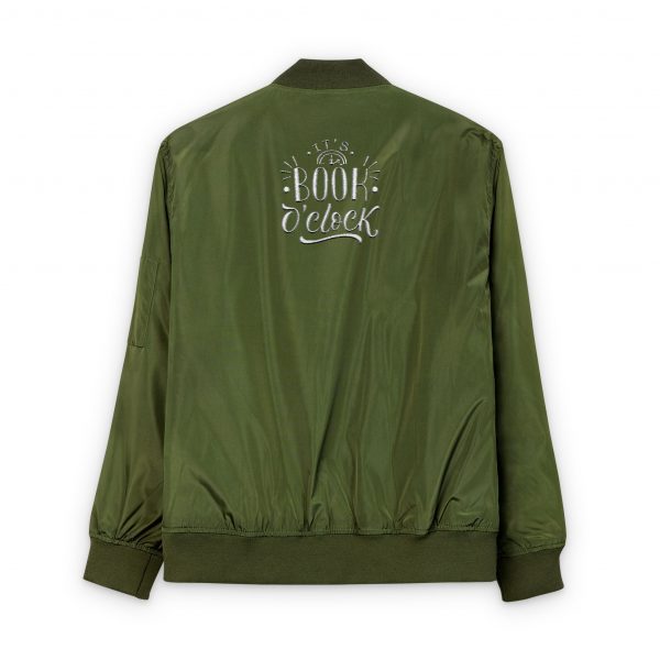 Stylish Recycled Bomber Jacket - Embroidered Fashion for Eco-Conscious Lifestyle, Perfect for Casual Outings, Gifts, and Year-Round Wear - Image 6