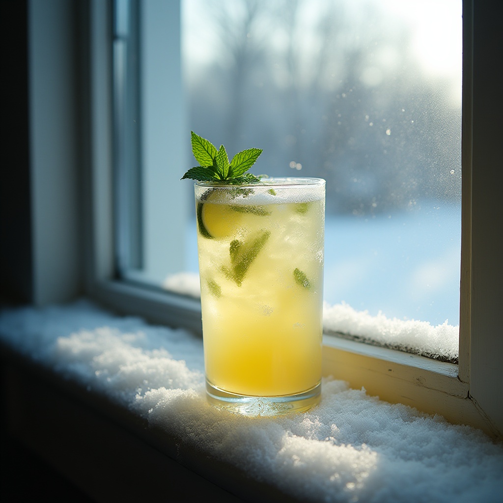 Ginger-Lime Mocktail: