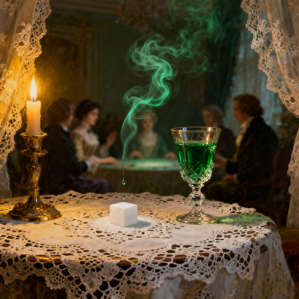 Absinthe-dripped-over-a-sugar-cube-paris-1873-flic__82121