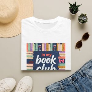 Book Club T-Shirt — “In My Book Club Era” Cozy Reading Tee
